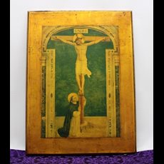 St. Dominic and the Crucifix Icon SKU C098-143